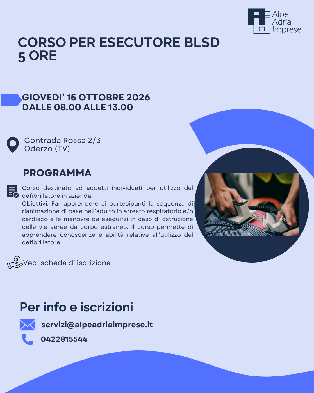 15.10.2026 CORSO ESECUTORE BLSD- 5 ore